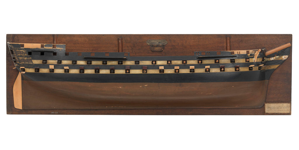 Detail of HMS 'Cressy' (1853) by unknown