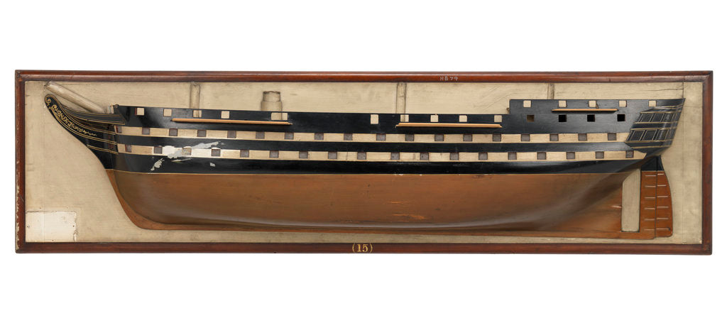 Detail of HMS 'Neptune' (1832) by unknown
