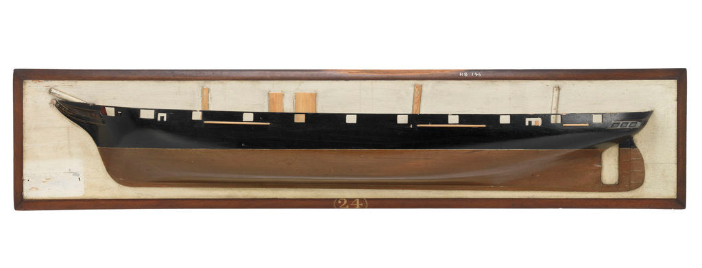 Detail of HMS 'Greyhound' (1859) by unknown