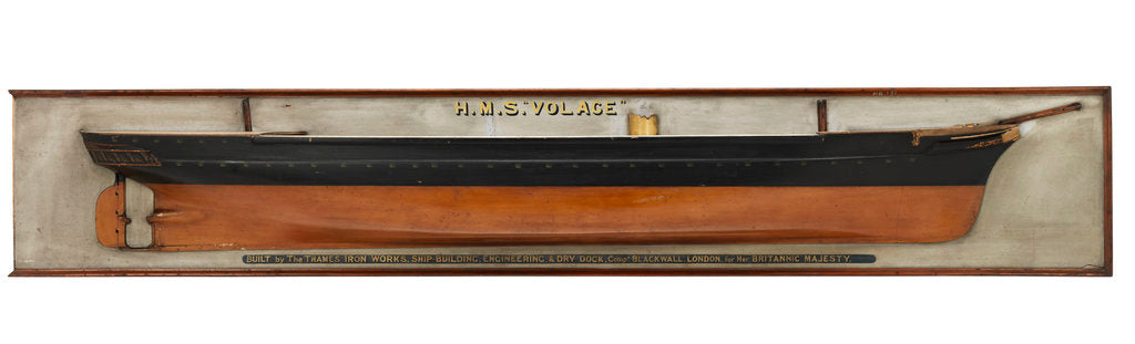 Detail of HMS 'Volage' (1869) by unknown