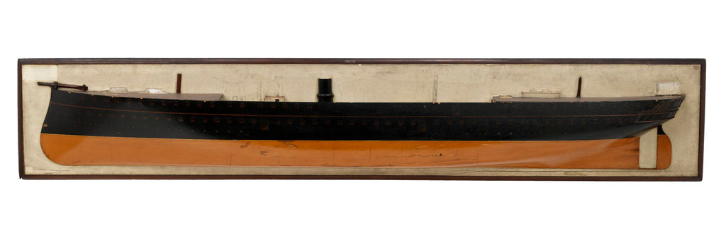 Detail of HMS 'Malabar' (1866) by unknown