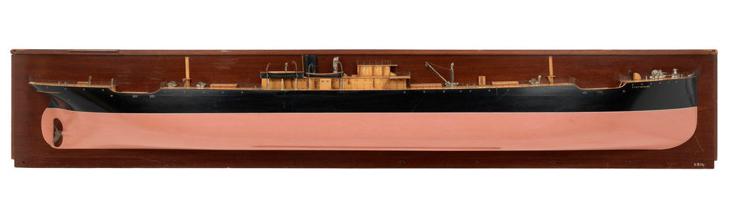 Detail of HMS 'Talbot' (1895) by unknown
