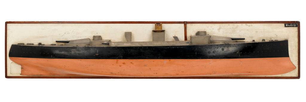 Detail of HMS 'Majestic' (1895) by unknown