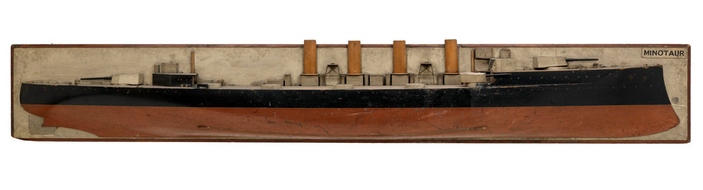 Detail of HMS 'Minotaur' (1906) by unknown