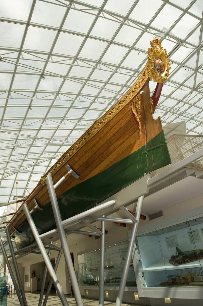 Detail of Queen Mary's shallop (1689) by unknown