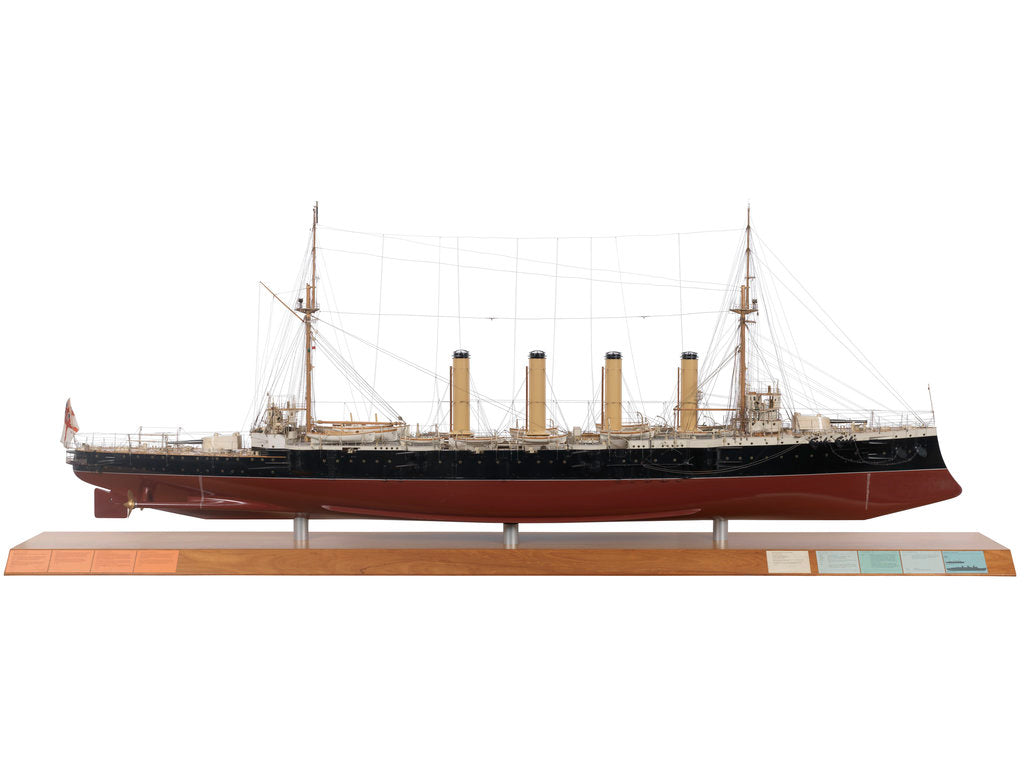 Detail of HMS 'Leviathan' (1901) by John Brown & Co. Ltd