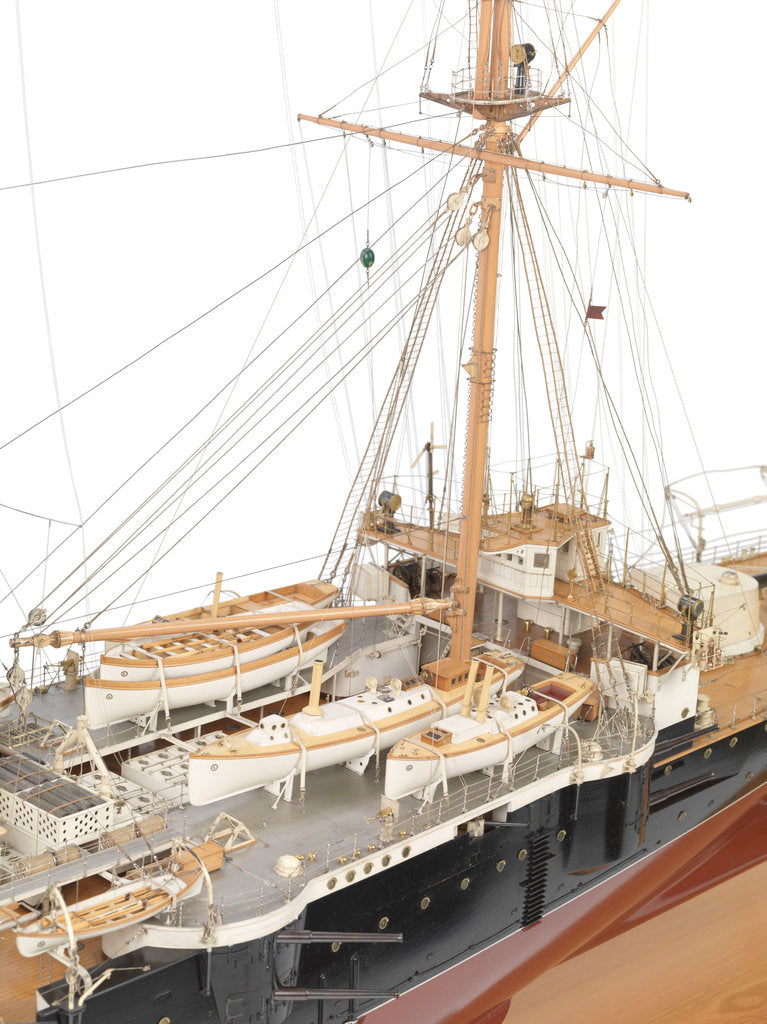 Detail of HMS 'Leviathan' (1901) by John Brown & Co. Ltd