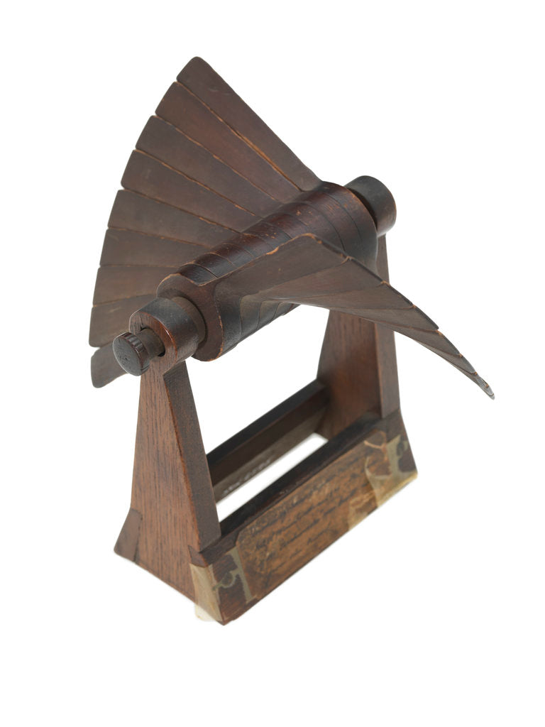 Detail of Propeller model by M. Wimshurst