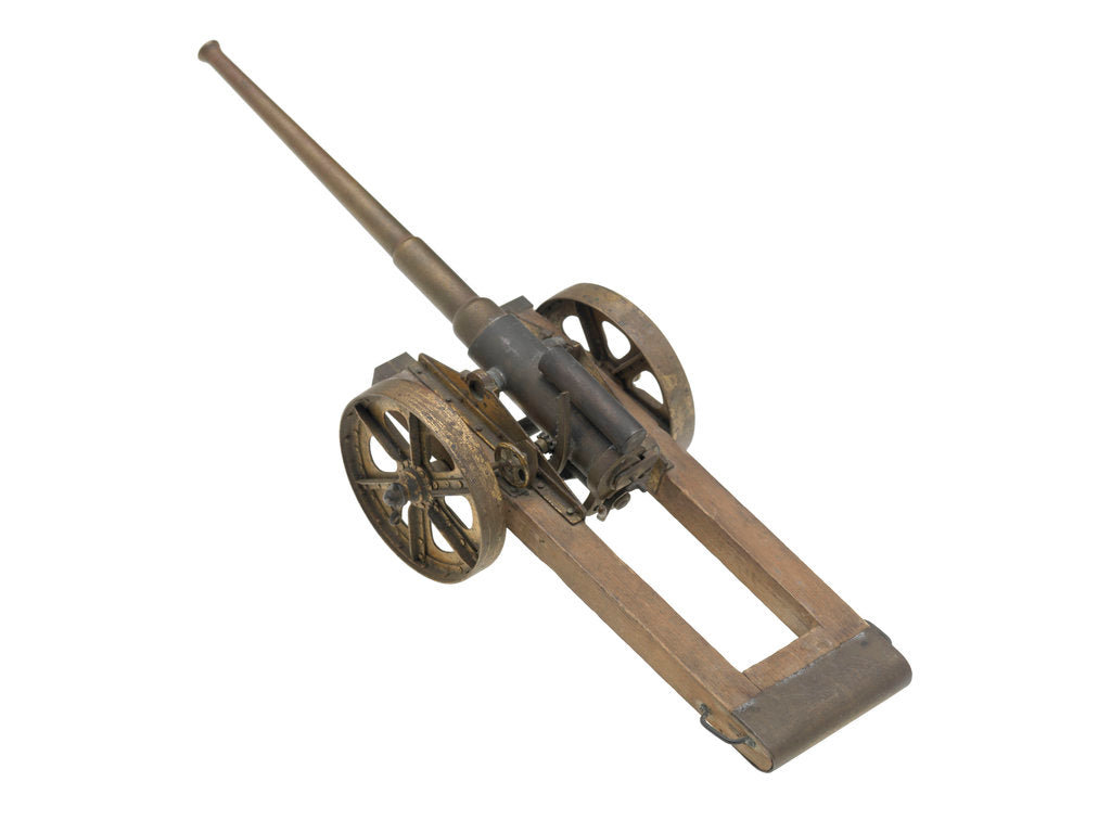 Detail of Gun model; Field Gun by unknown