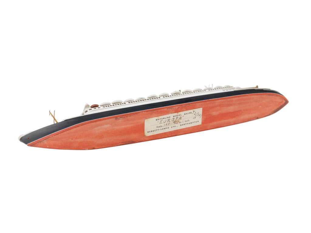 Detail of Waterline model; Miniature model by Bassett-Lowke Ltd
