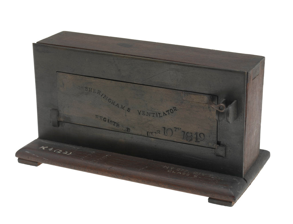 Detail of Equipment model; Ventilator model by unknown