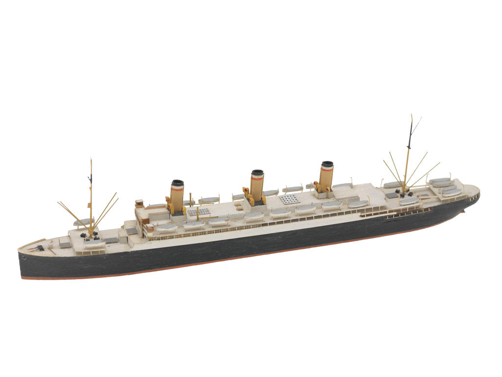 Detail of Waterline model; Miniature model by Reginald Carpenter