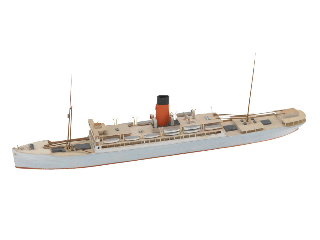 Detail of Waterline model; Miniature model by Reginald Carpenter