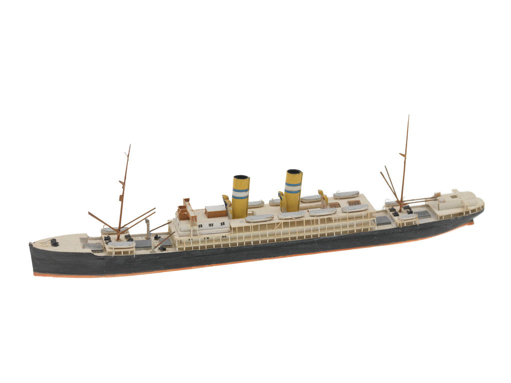 Detail of Waterline model; Miniature model by Reginald Carpenter