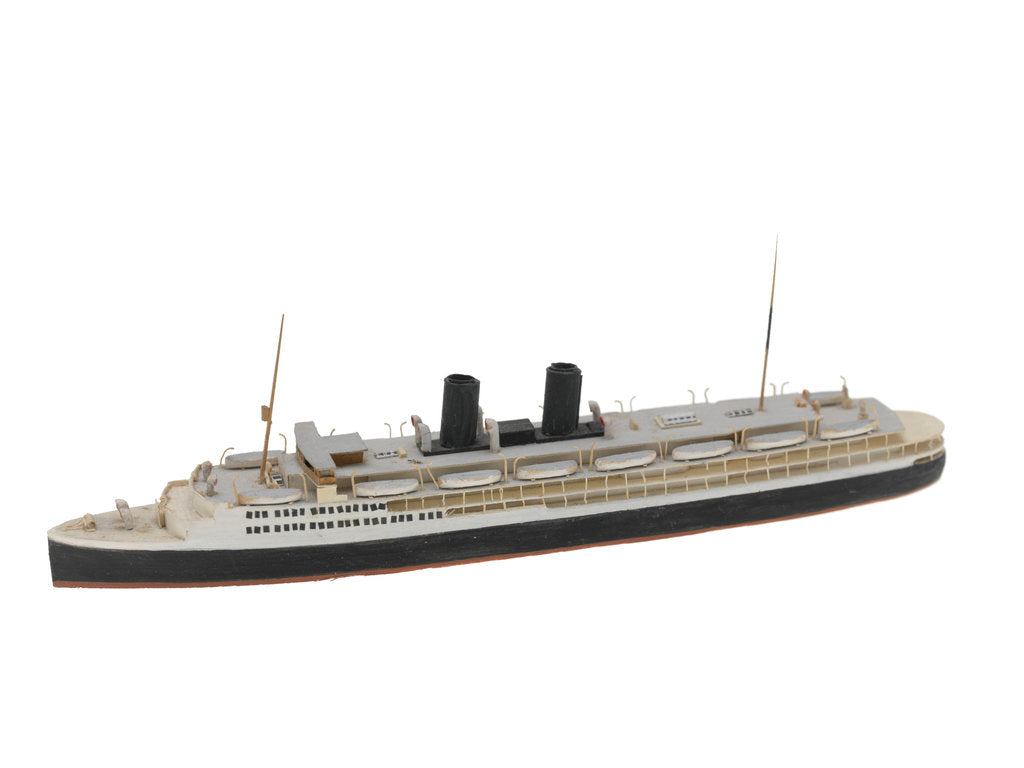 Detail of Waterline model; Miniature model by Reginald Carpenter
