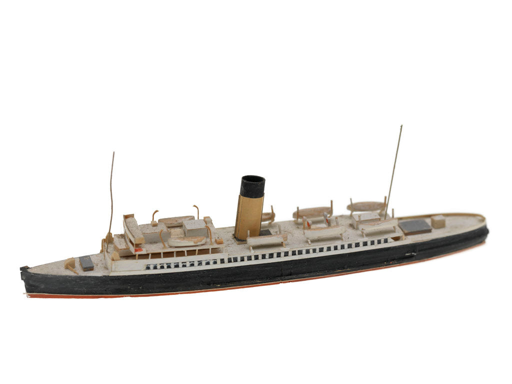 Detail of Waterline model; Miniature model by Reginald Carpenter