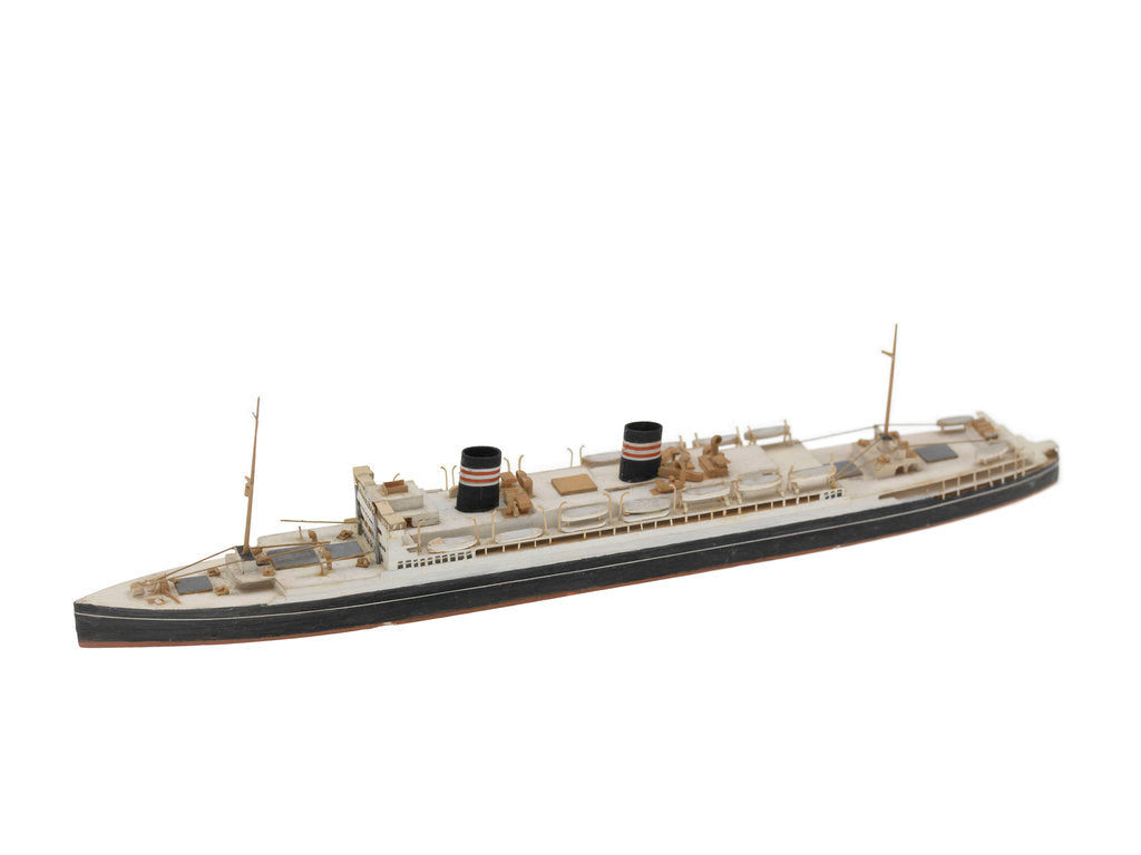 Detail of Waterline model; Miniature model by Reginald Carpenter