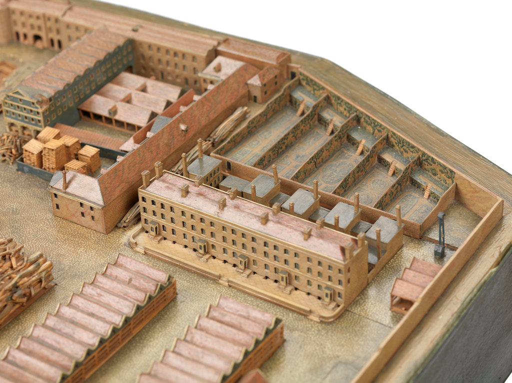 Detail of Topographical model by Richard Pickthorne