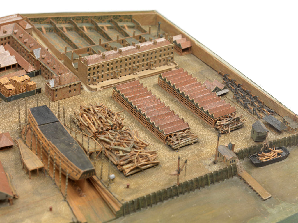 Detail of Topographical model by Richard Pickthorne
