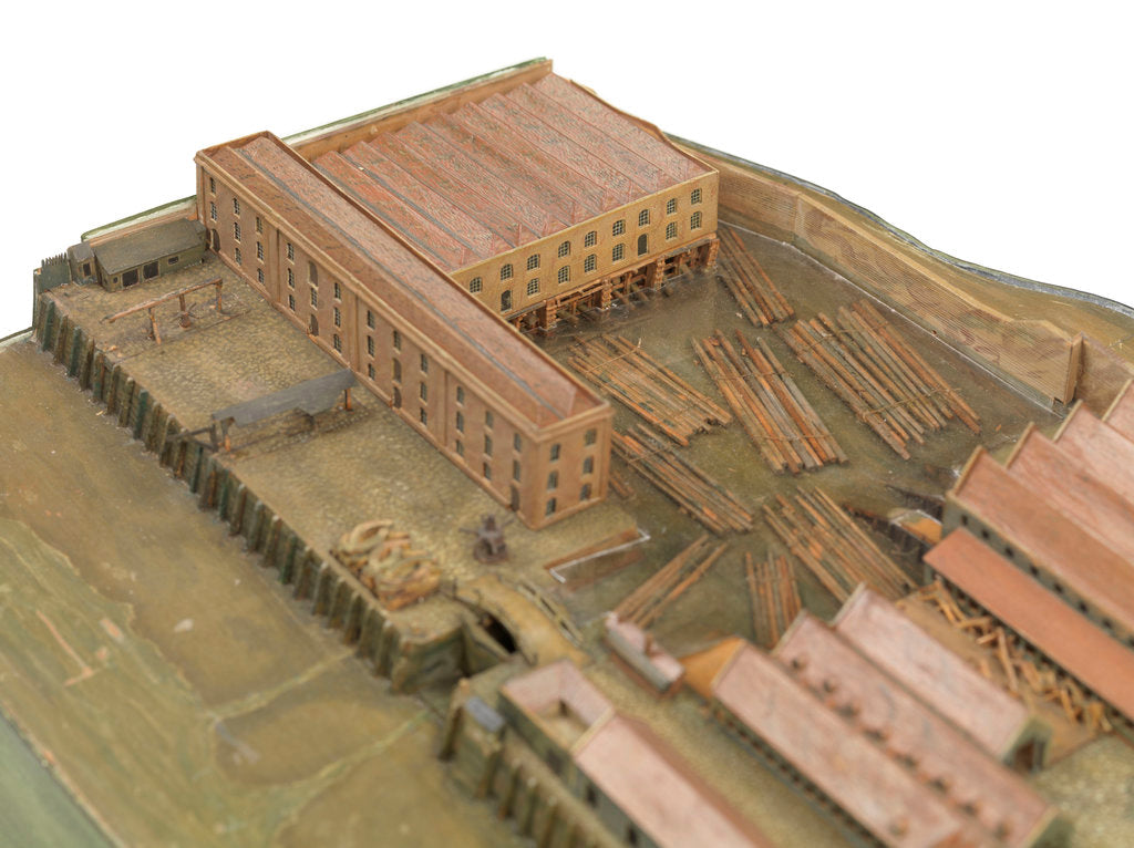 Detail of Topographical model by Richard Pickthorne