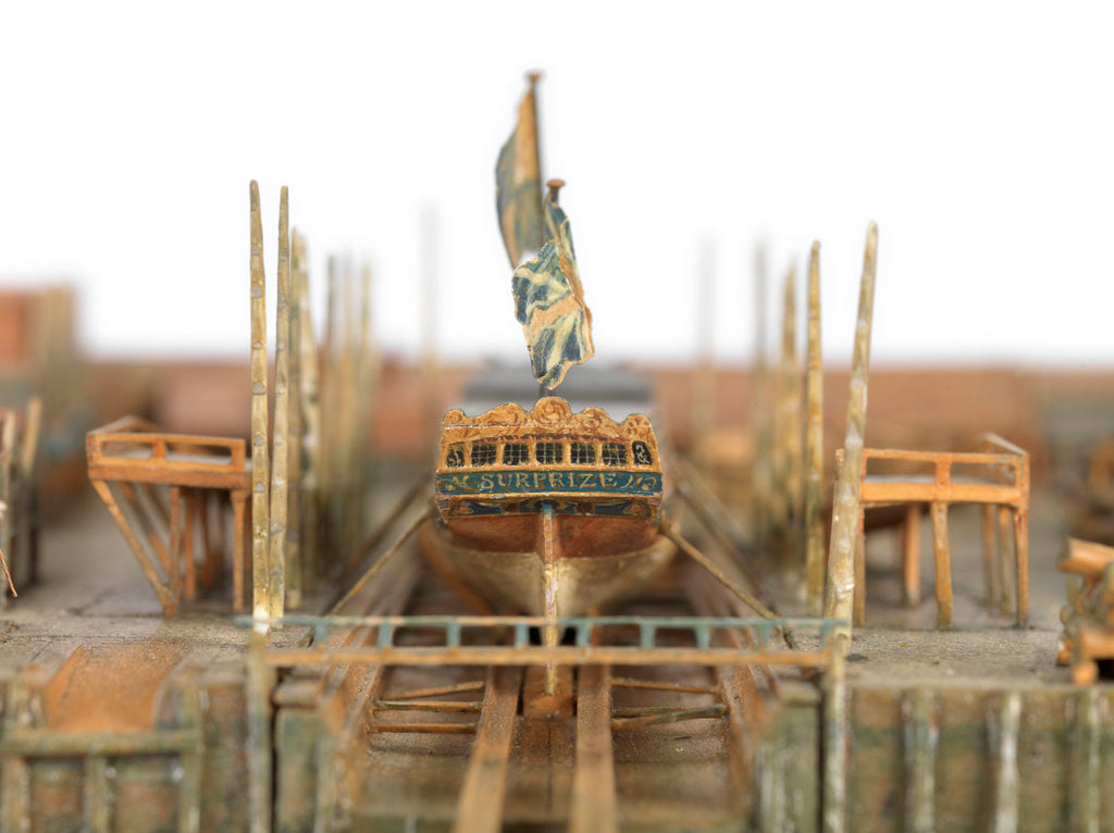 Detail of Topographical model by Richard Pickthorne