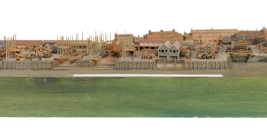 Detail of Topographical model by Richard Pickthorne
