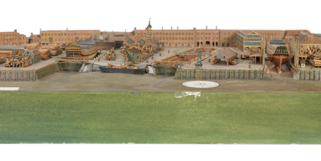 Detail of Topographical model by Richard Pickthorne