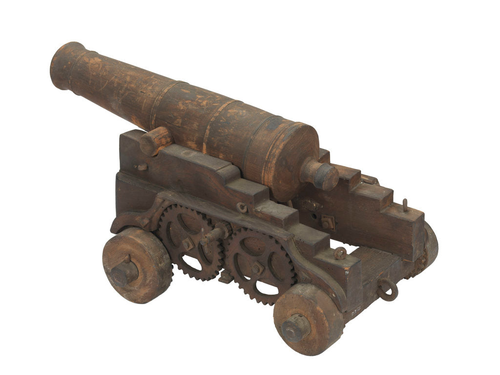Detail of Equipment model; Gun model by Unknown