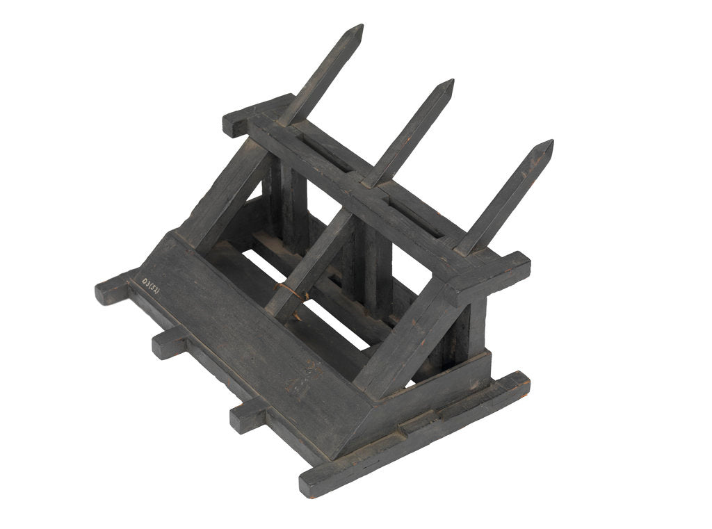 Detail of Structural model; Cheval de frise by unknown