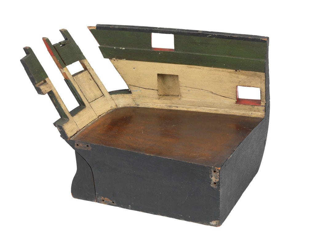 Detail of Sectional model; Stern model; Waterline model by Unknown
