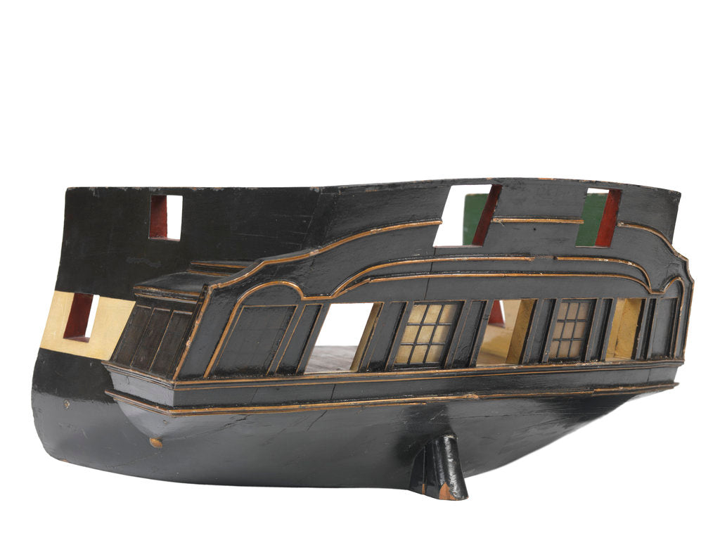 Detail of Sectional model; Stern model; Waterline model by unknown