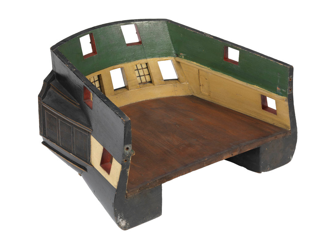 Detail of Sectional model; Stern model; Waterline model by unknown