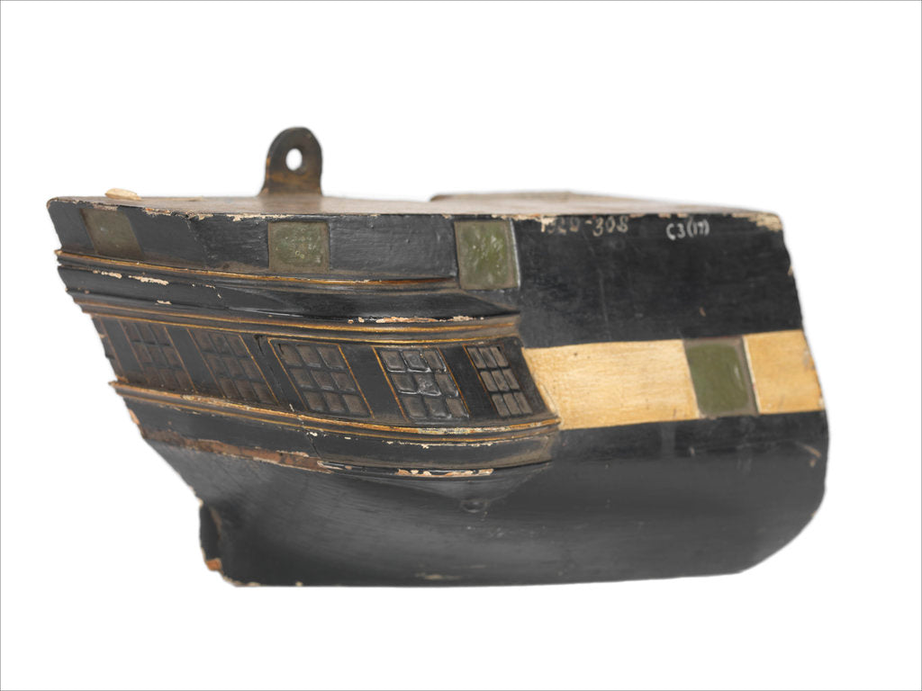Detail of Sectional model; Stern model; Waterline model; Block model by Unknown