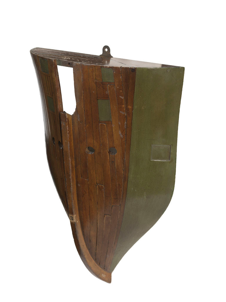 Detail of Bow model; Frame model by unknown