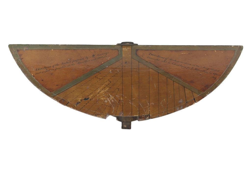 Detail of Bow model; Frame model by Unknown