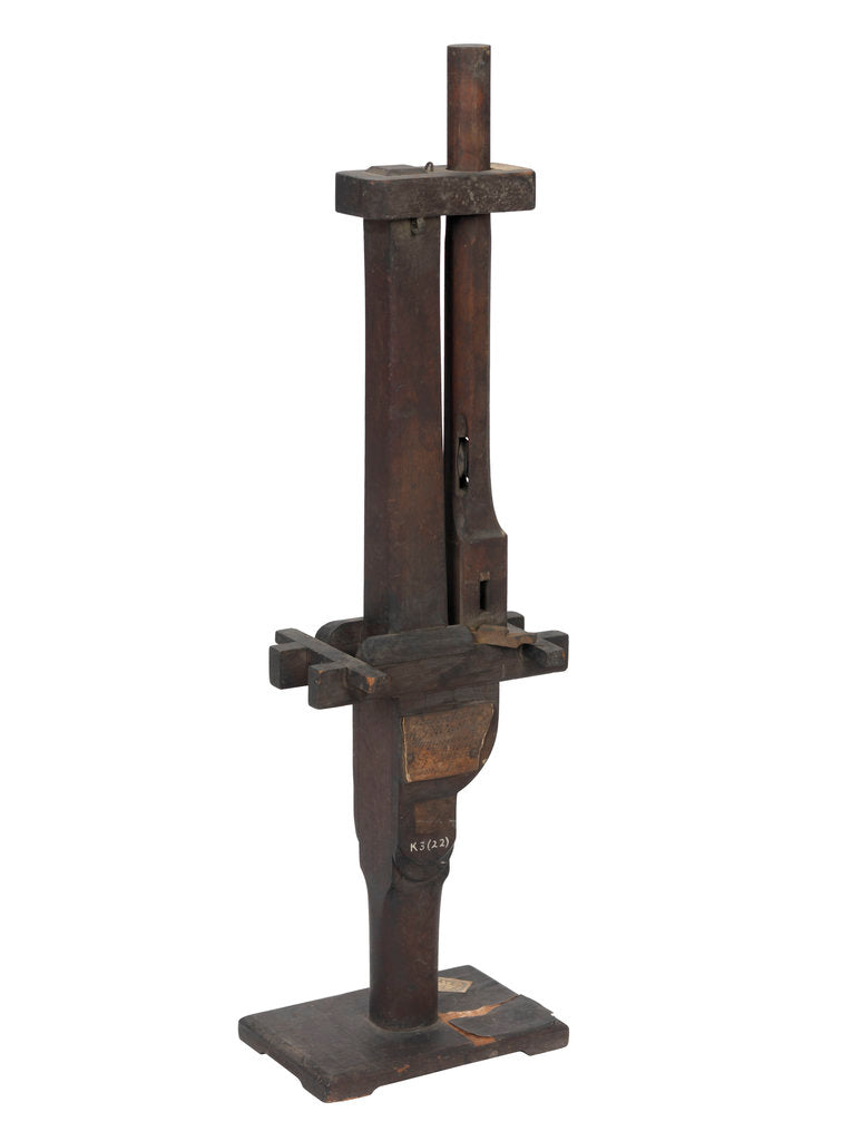 Detail of Equipment model; Mast model by unknown
