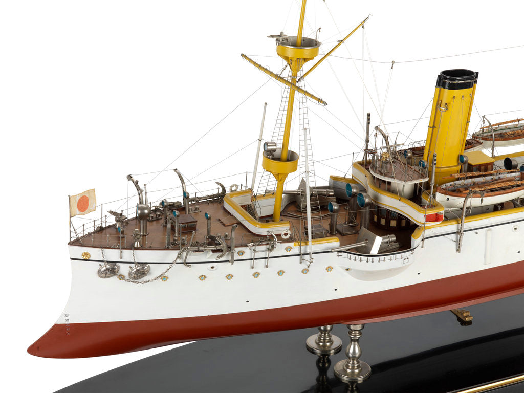 Detail of A sloop warship 'Takao' (Japan 1888) by unknown