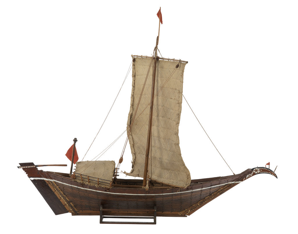 Detail of Cargo vessel; Dau la mtepe by Unknown