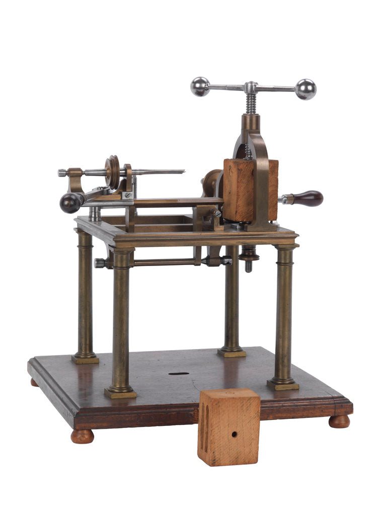 Detail of Boring machine model by Marc Isambard Brunel