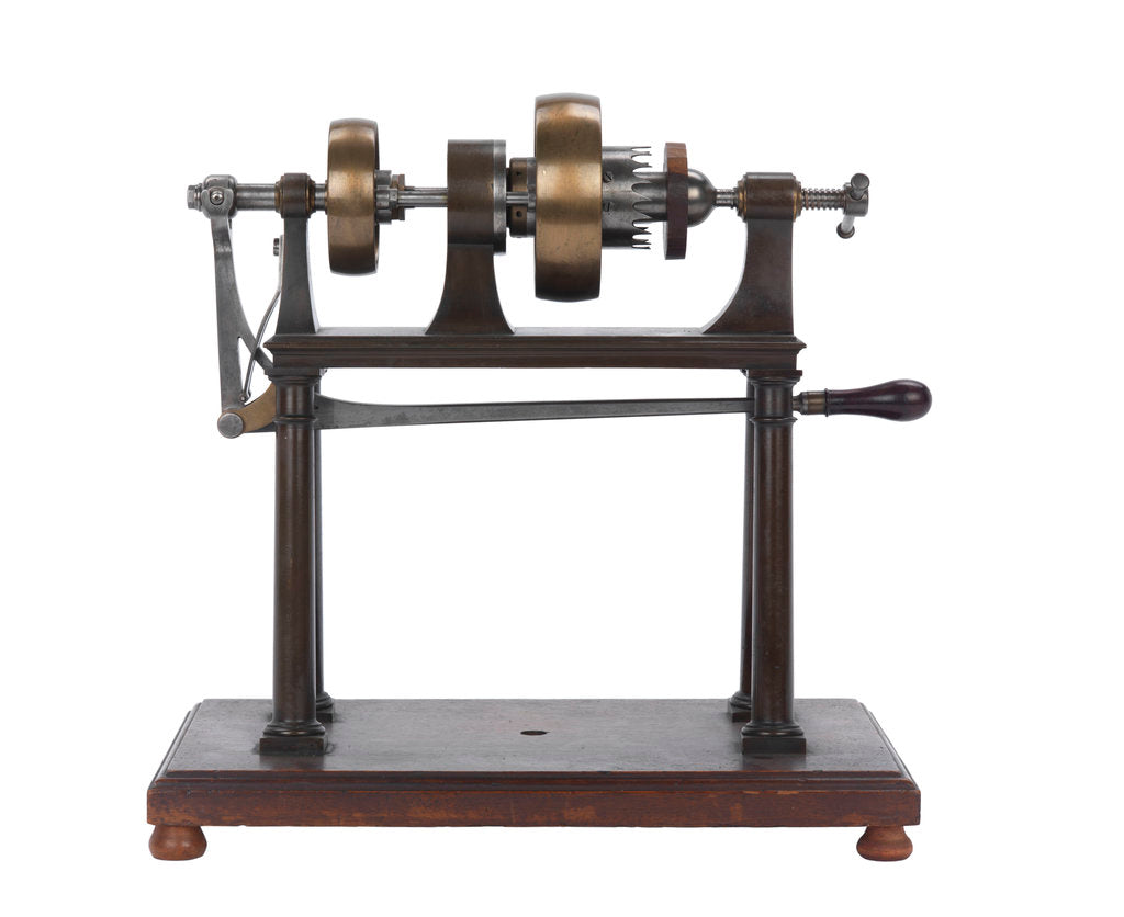 Detail of Rounding and drilling machine model by Marc Isambard Brunel