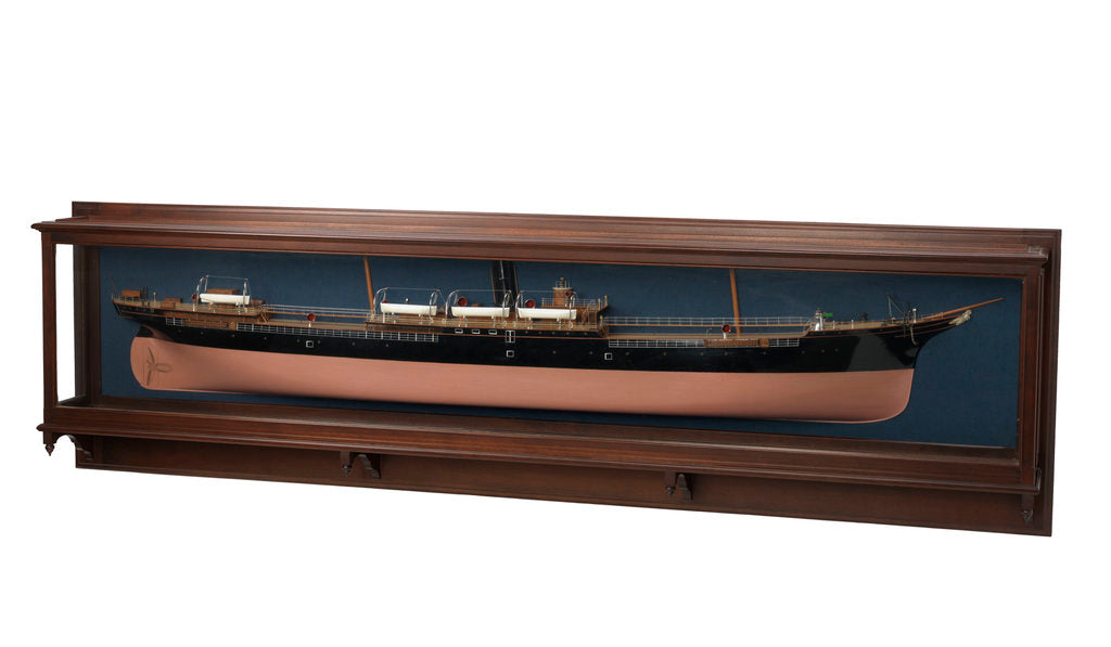 Detail of 'Lightening' (1891); Passenger/cargo vessel by unknown