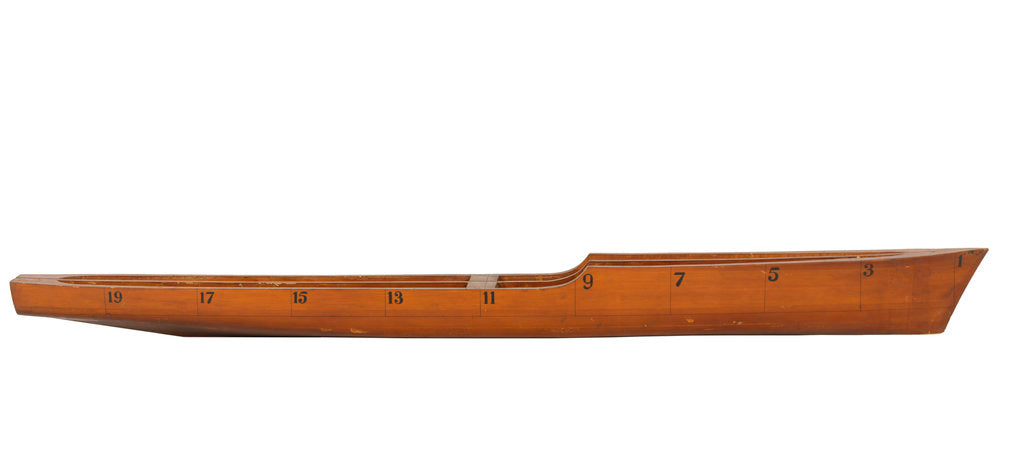 Detail of Tank testing model; Design model by unknown
