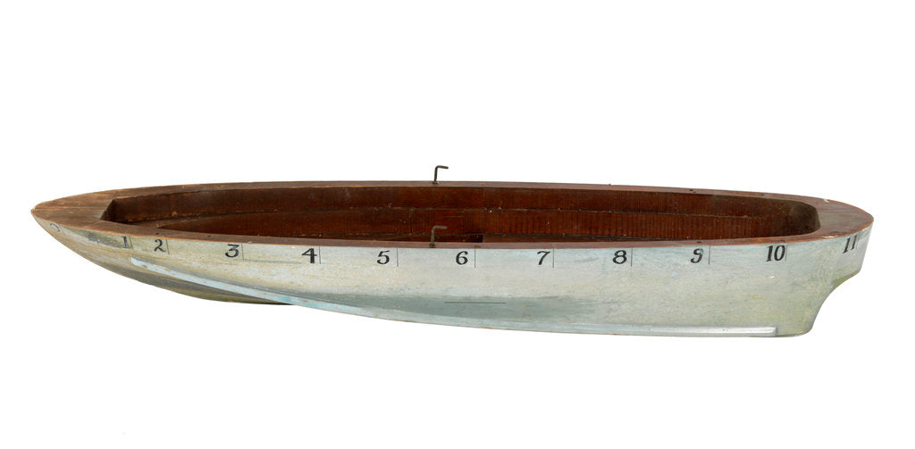 Detail of Tank testing model; Design model by unknown