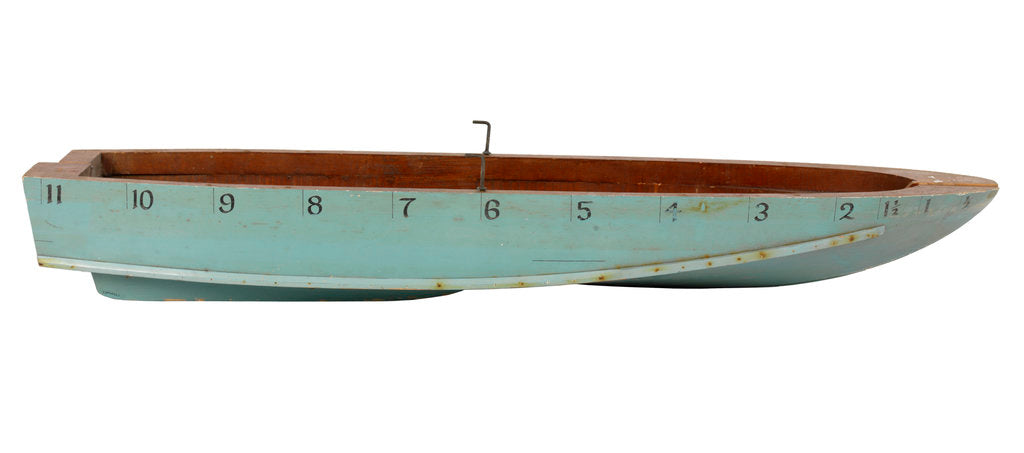 Detail of Tank testing model; Design model by unknown