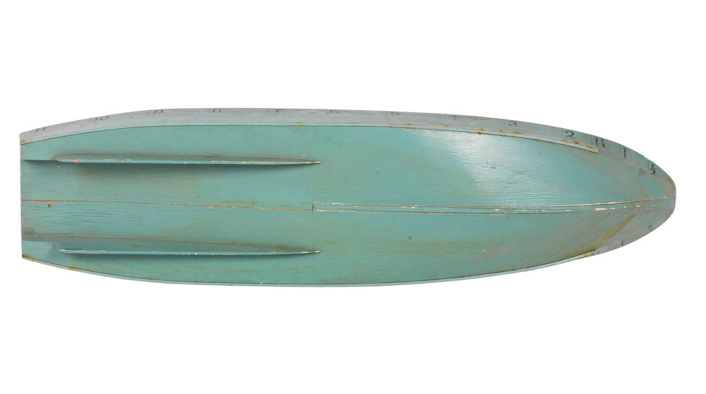 Detail of Tank testing model; Design model by Unknown