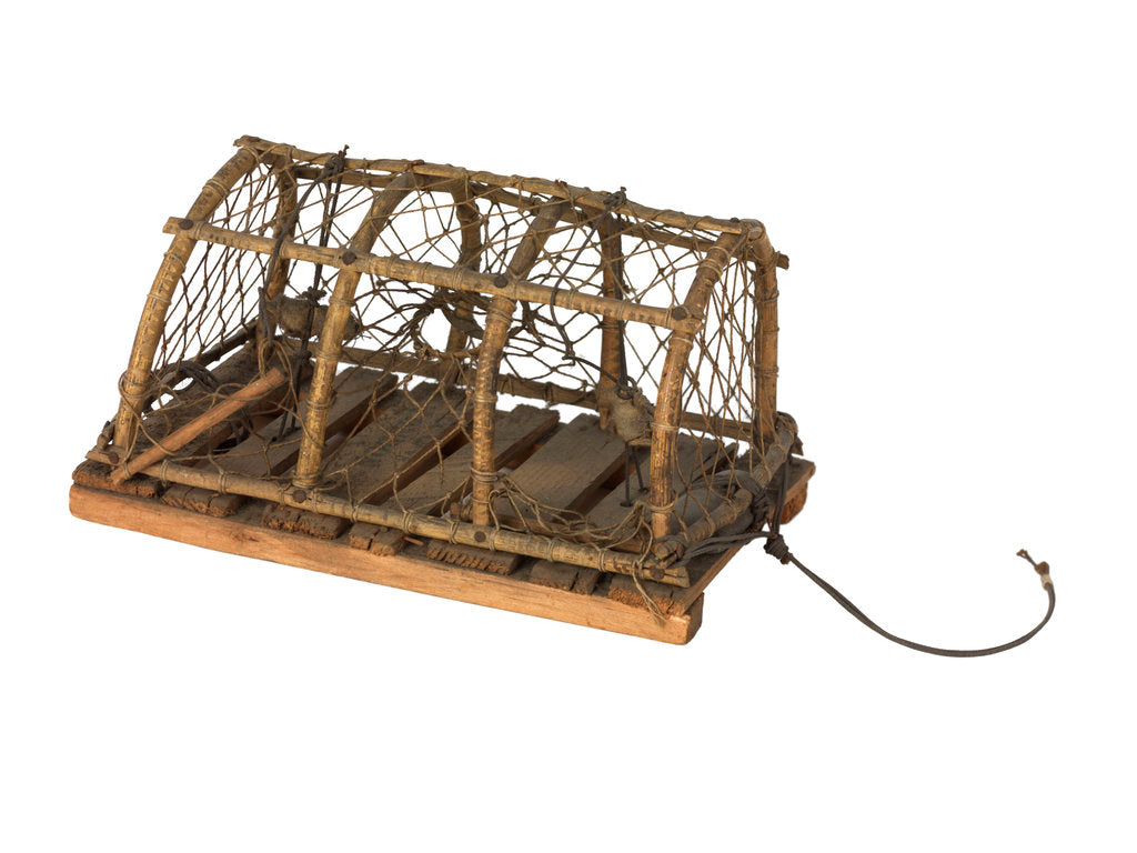 Detail of Model of a lobster pot by unknown