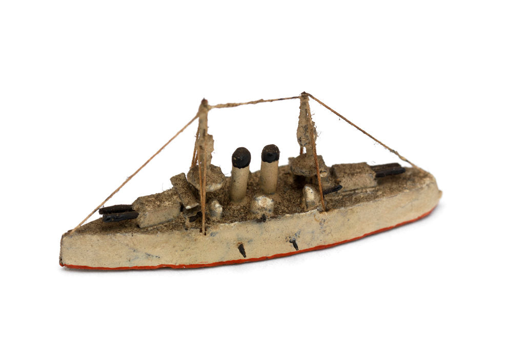 Detail of Instructional waterline recognition model of Japanese battleship HIJMS 'Yashima' (1894) by Gerald John Blake