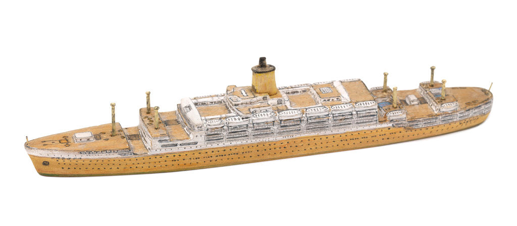 Detail of 'Orsova'; Passenger vessel; Liner by Howard Kennard