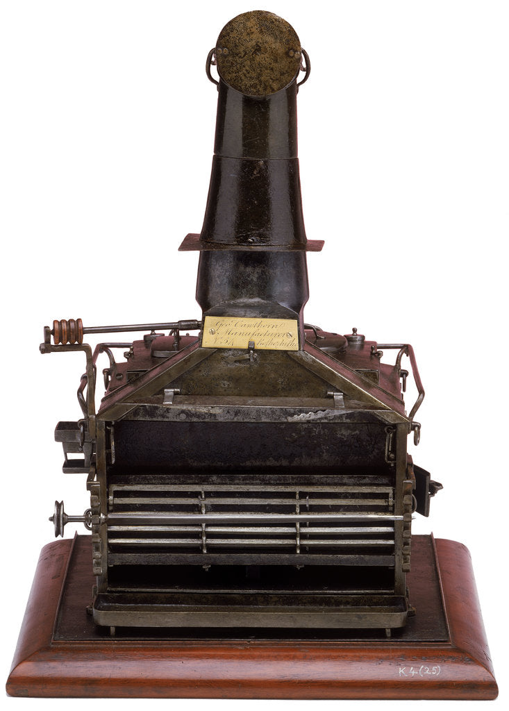 Detail of Ship's firehearth model by George Cawthorn