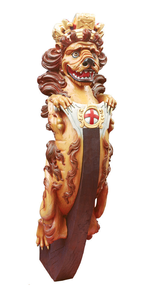 Detail of Lion figurehead by Unknown
